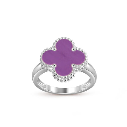[Angela Jewelry]CLOVER SILVER RING COLLECTION