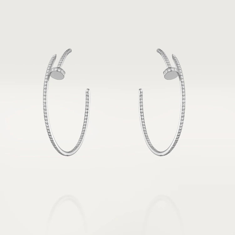 [アンジェラジュエリー]JUSTE イヤリング フルダイヤモンド 1.8mm