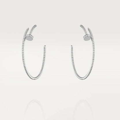 [アンジェラジュエリー]JUSTE イヤリング フルダイヤモンド 1.8mm