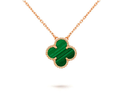 [Angela Jewelry]CLOVER 15MM SINGLE FLOWER NECKLACE COLLECTION
