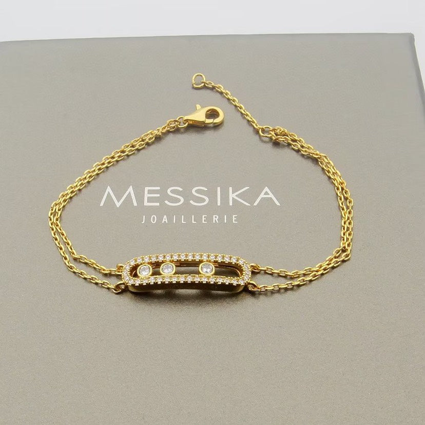 [Angela Jewelry] Move Classique pavé bracelet