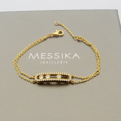 [Angela Jewelry] Move Classique pavé bracelet