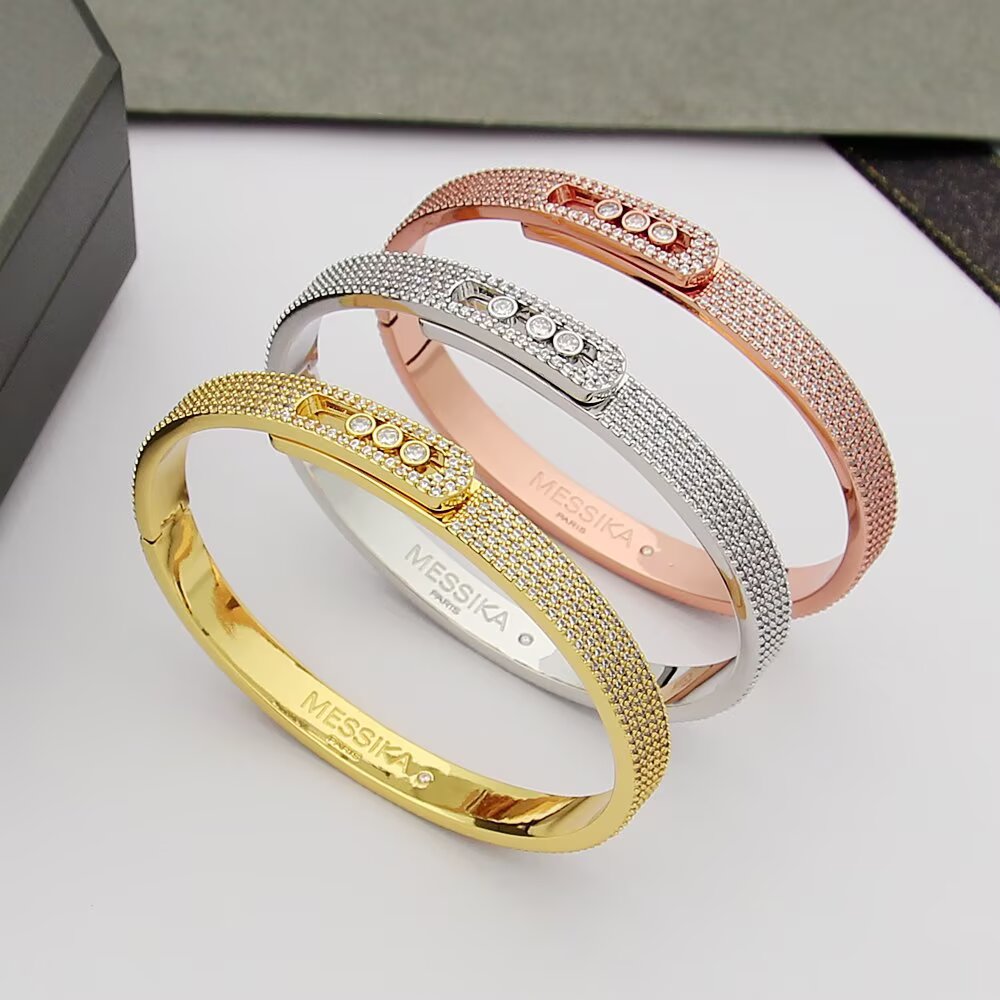 [Angela Jewelry]Move Noa Full Pavé Diamond Bangle Bracelet