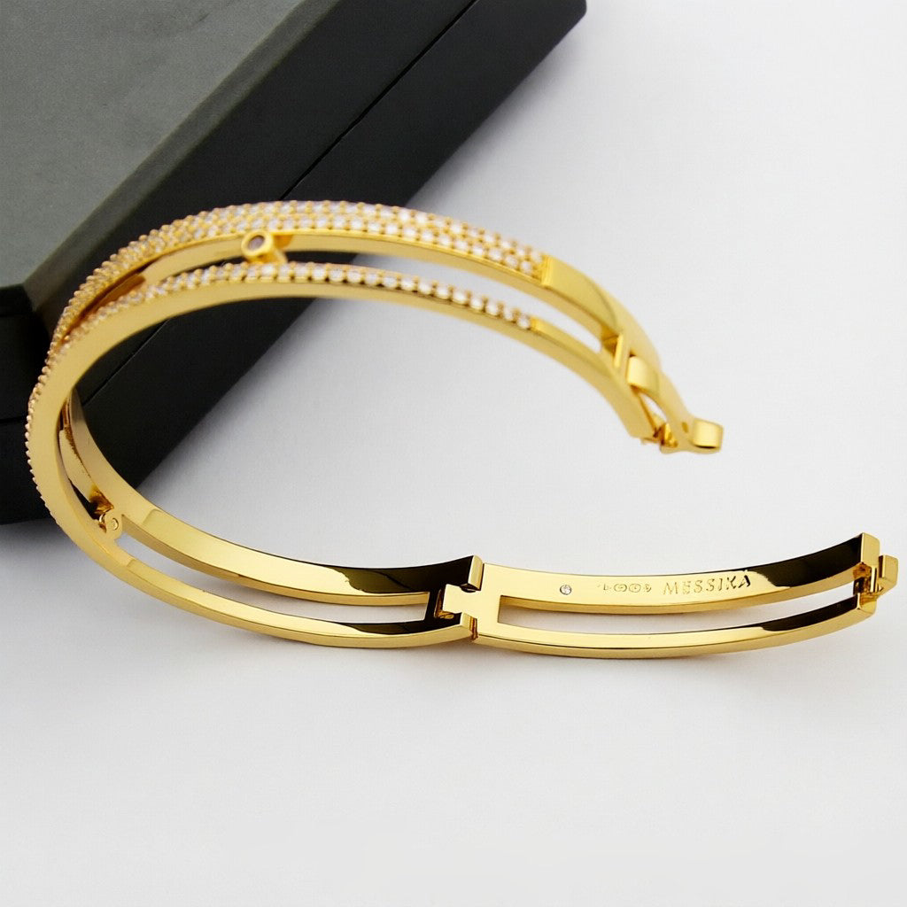 [Angela Jewelry]Move Romane pavé bangle