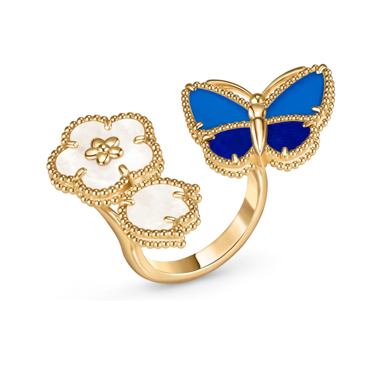 [Angela Jewelry]LUCKY SPRING BUTTERFLY OPEN-FACE RINGS