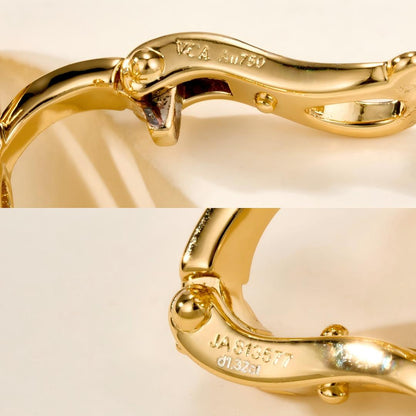 [Angela Jewelry] FLOWERLACE EARRING 5 DIAMONDS