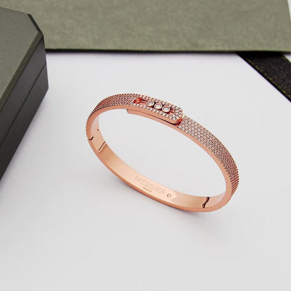 [Angela Jewelry]Move Noa Full Pavé Diamond Bangle Bracelet
