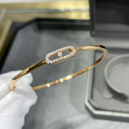 [Angela Jewelry]Move Uno pavé flex bangle medium