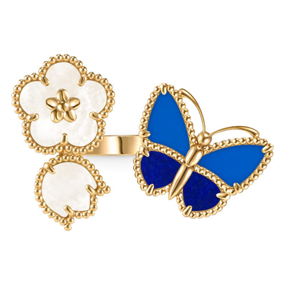 [Angela Jewelry]LUCKY SPRING BUTTERFLY OPEN-FACE RINGS