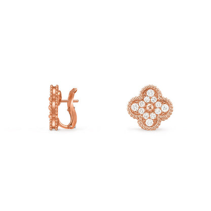 [Angela Jewelry]CLOVER 15MM MOP EARRINGS COLLECTION