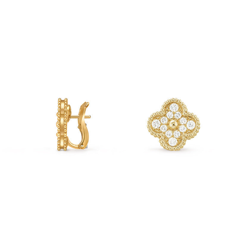 [Angela Jewelry]CLOVER 15MM MOP EARRINGS COLLECTION