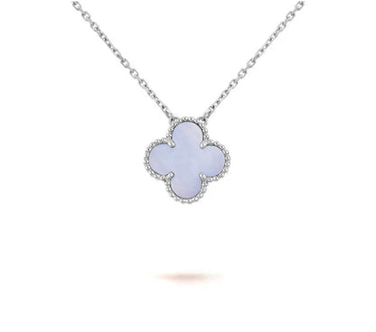 [Angela Jewelry]CLOVER 15MM NECKLACE SILVER COLLECTION