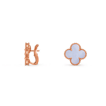 [Angela Jewelry]CLOVER 15MM MOP EARRINGS COLLECTION