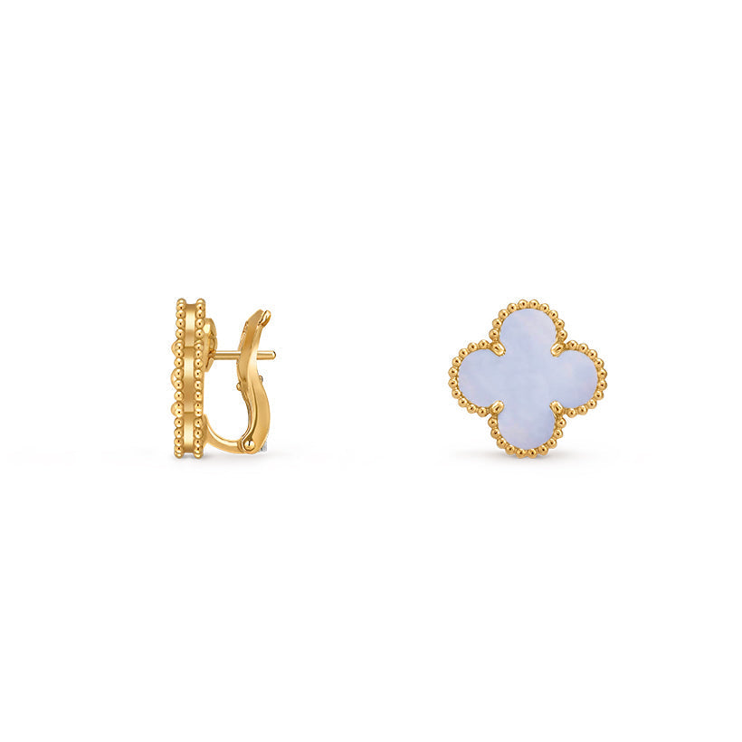 [Angela Jewelry]CLOVER 15MM MOP EARRINGS COLLECTION