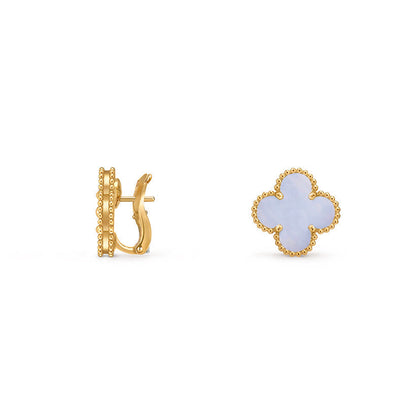 [Angela Jewelry]CLOVER 15MM MOP EARRINGS COLLECTION