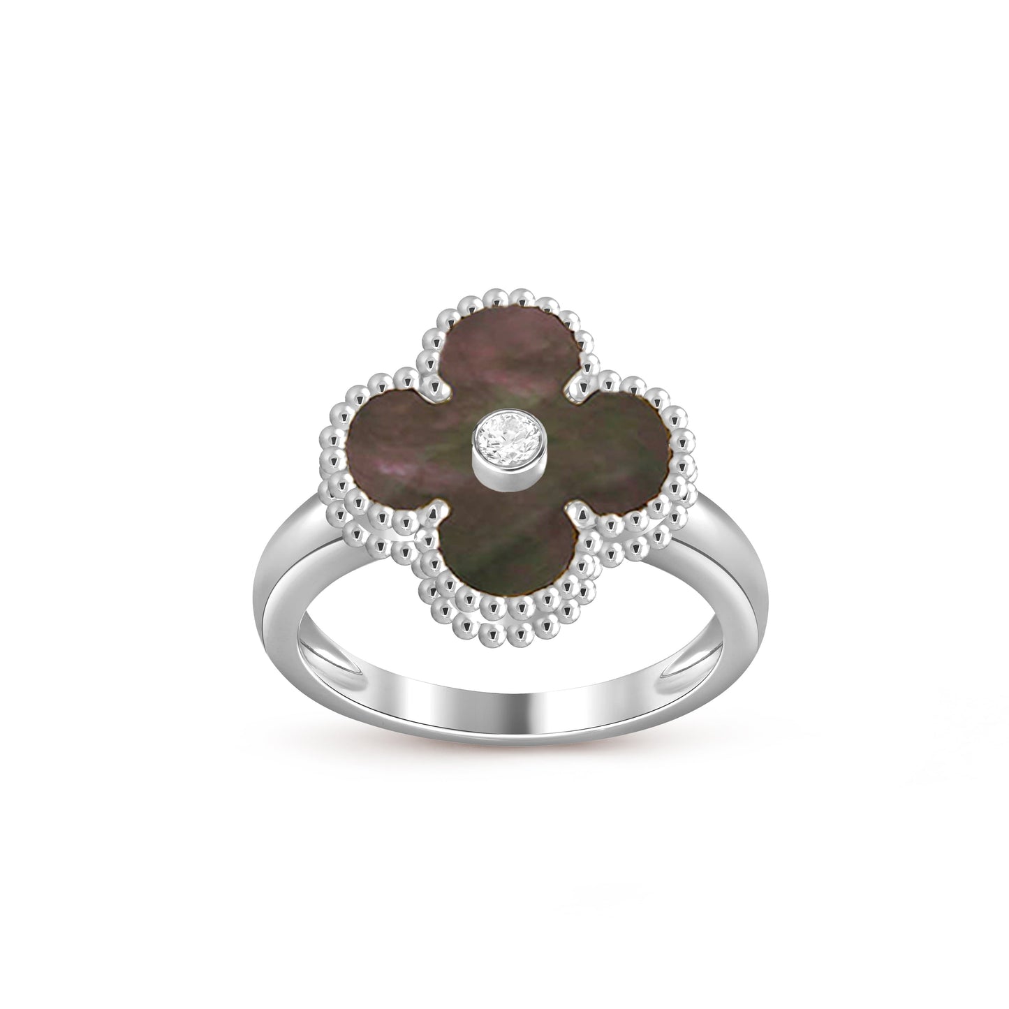 [Angela Jewelry]CLOVER SILVER DIOMND RING COLLECTION
