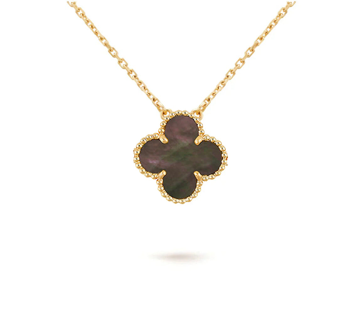 [Angela Jewelry]CLOVER 15MM SINGLE FLOWER NECKLACE COLLECTION