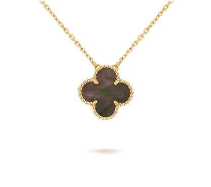 [Angela Jewelry]CLOVER 15MM SINGLE FLOWER NECKLACE COLLECTION