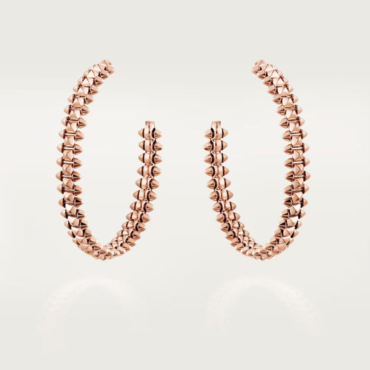 [Angela Jewelry]CLASH HOOP LARGE EARRINGS