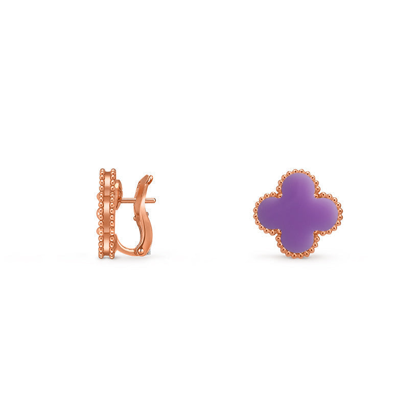 [Angela Jewelry]CLOVER 15MM MOP EARRINGS COLLECTION