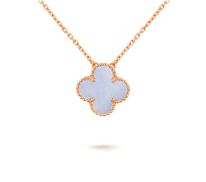 [Angela Jewelry]CLOVER 15MM SINGLE FLOWER NECKLACE COLLECTION