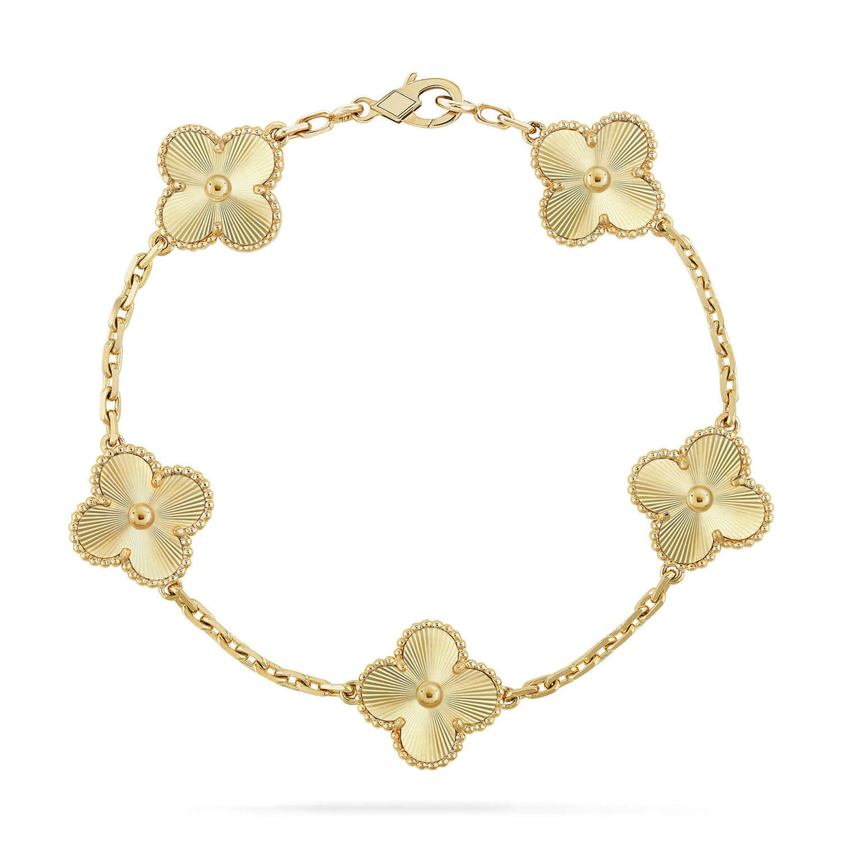 [Angela Jewelry] CLOVER 5 MOTIF LASER BRACELET COLLECTION