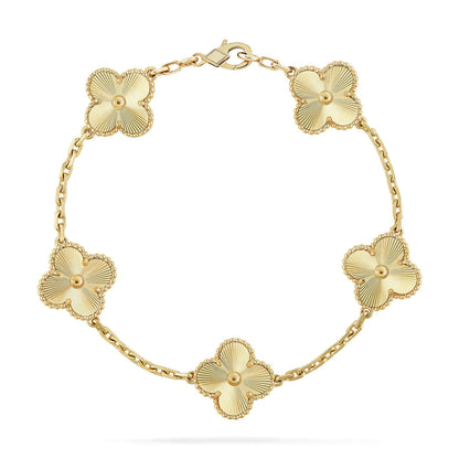 [Angela Jewelry] CLOVER 5 MOTIF LASER BRACELET COLLECTION