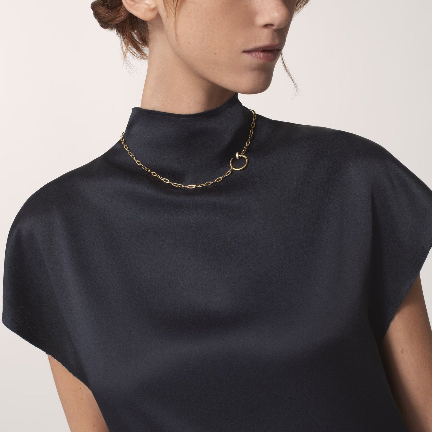 [Angela Jewelry]JUSTE NECKLACE FULL DIAMONDS