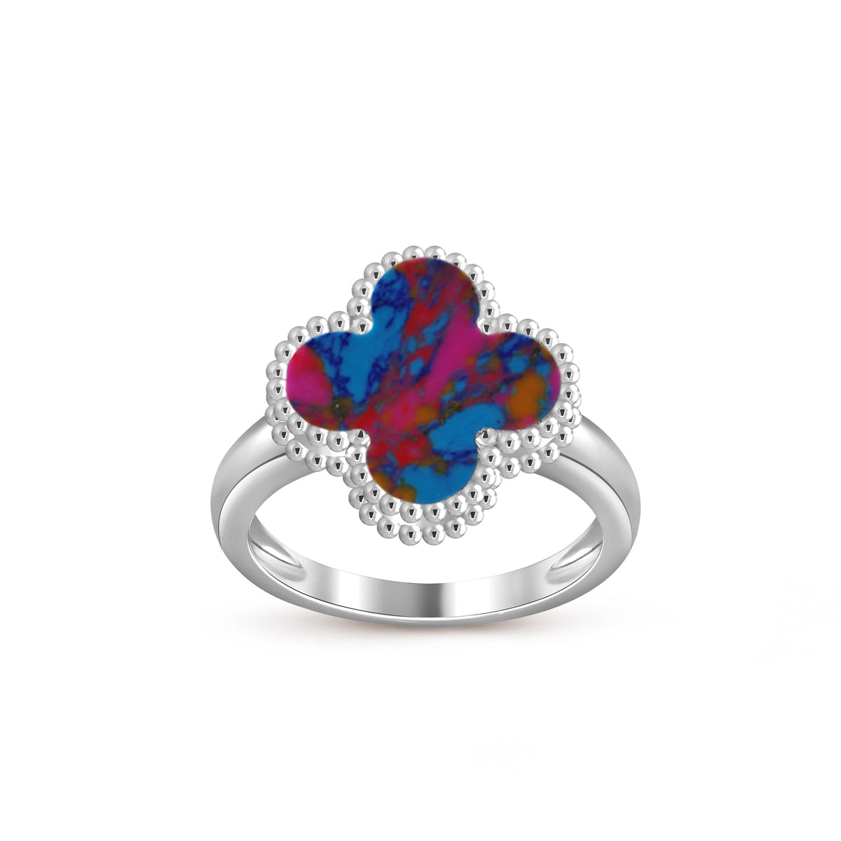 [Angela Jewelry]CLOVER SILVER RING COLLECTION