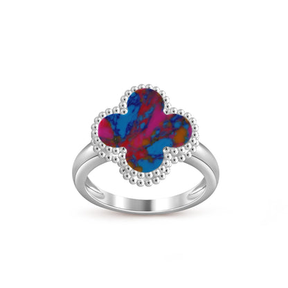 [Angela Jewelry]CLOVER SILVER RING COLLECTION
