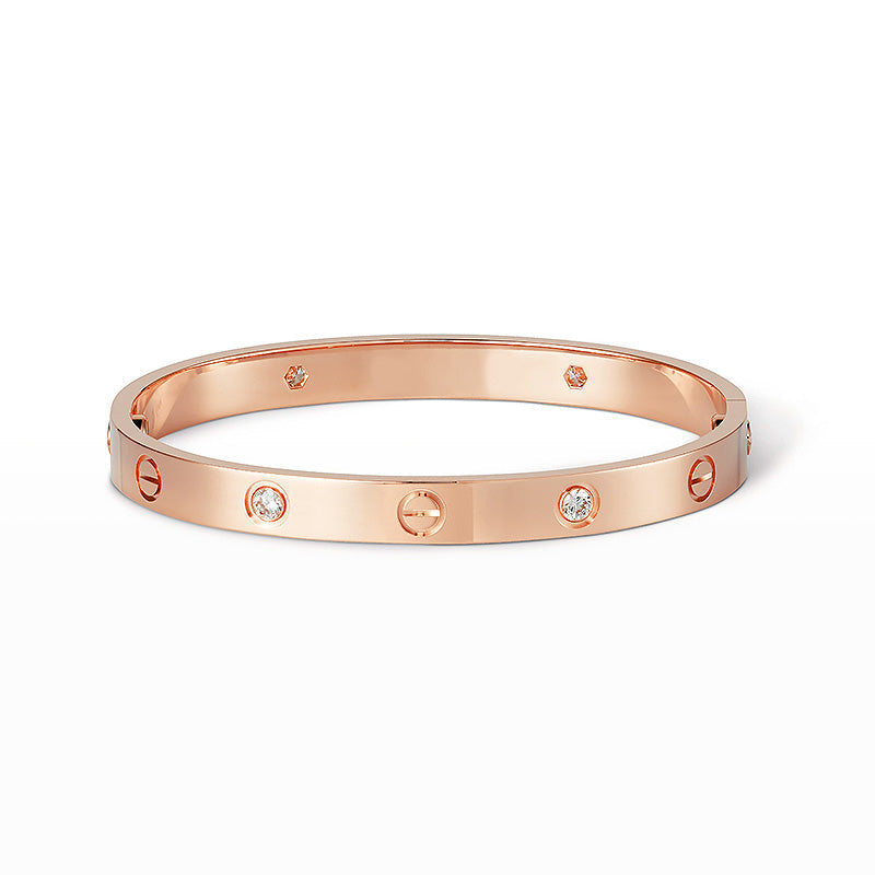 [Angela Jewellery]LOVE BRACELET 6.1MM 4 DIAMONDS
