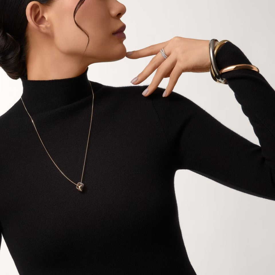 [Angela Jewelry]TRINITY CUSHION NECKLACE COLLECTION