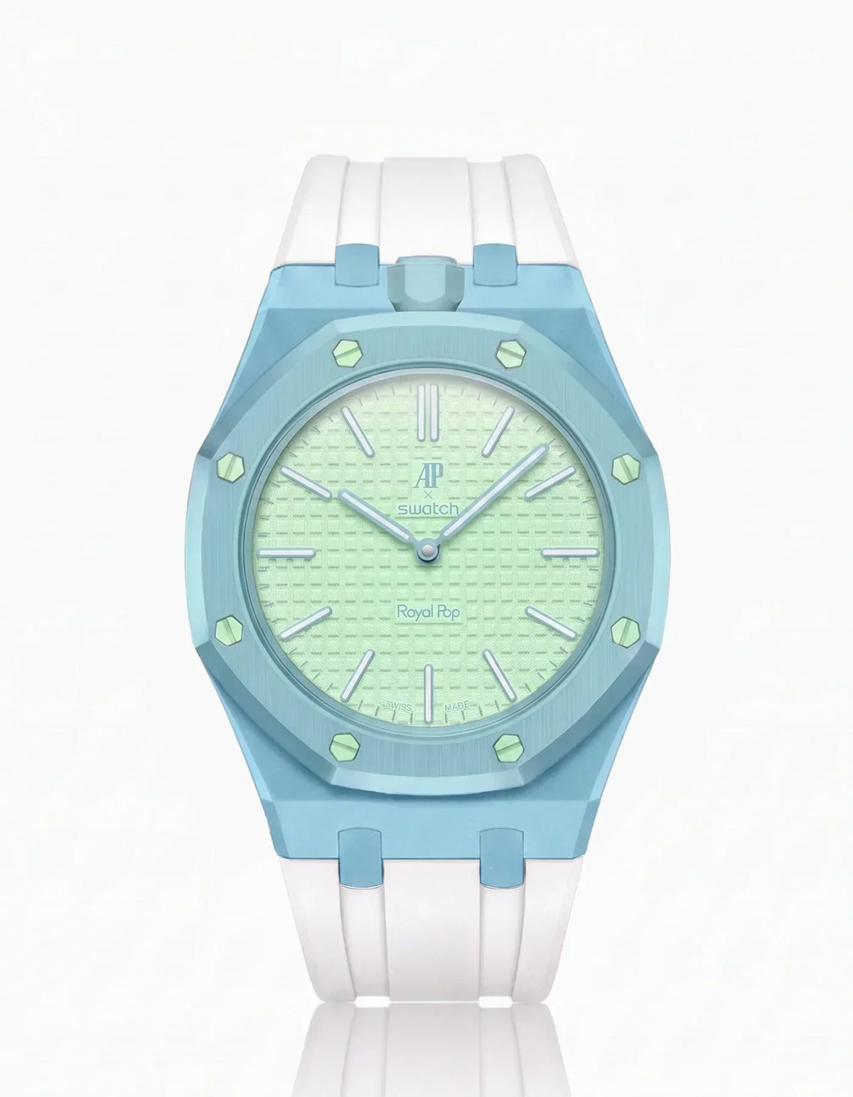 Silicone Strap & Case  Royal Pop  Blaue Acht(Customize  Colors)