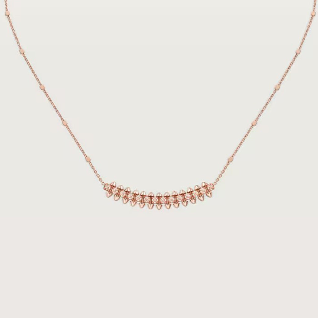 [Angela Jewelry]CLASH  SMALL FULL DIAMOND NECKLACE