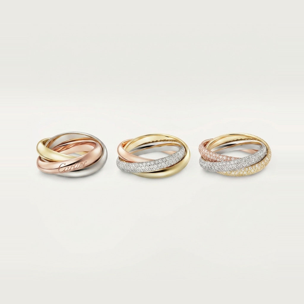 [Angela Jewelry]TRINITY 3.2MM RING COLLECTION