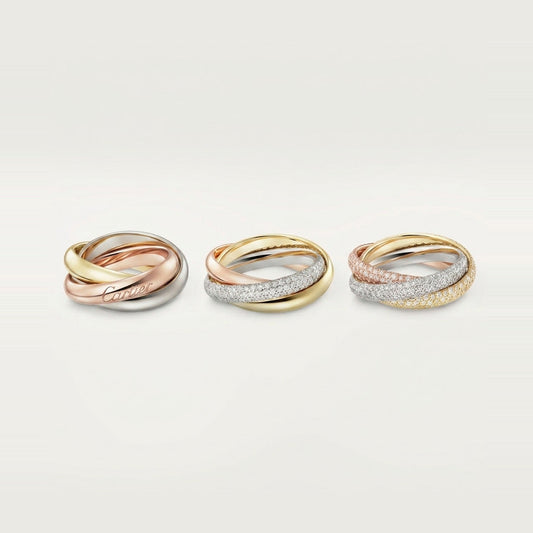 [Angela Jewelry]TRINITY 3.2MM RING COLLECTION