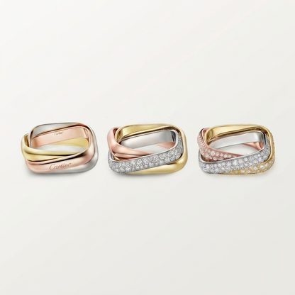 [Angela Jewelry]TRINITY 3.5MM CUSHION RING COLLECTION