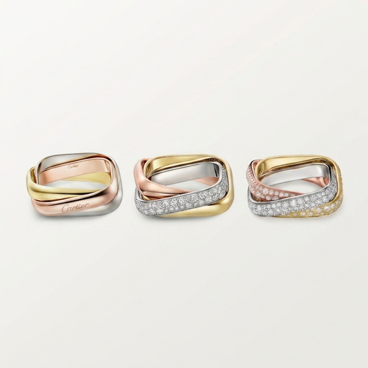 [Angela Jewelry]TRINITY 3.5MM CUSHION RING COLLECTION