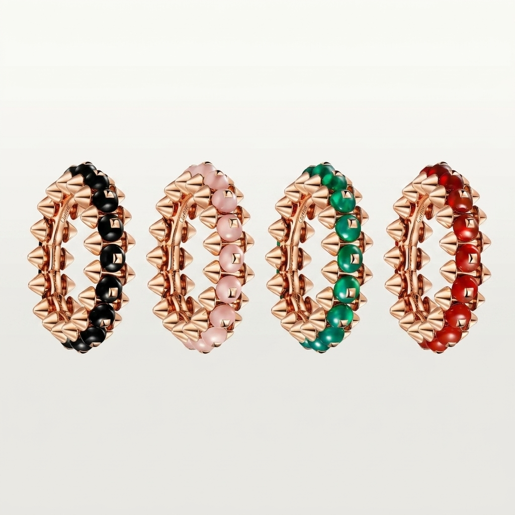 [Angela Jewelry]CLASH 7.9MM AGATE CHALCEDONY RING