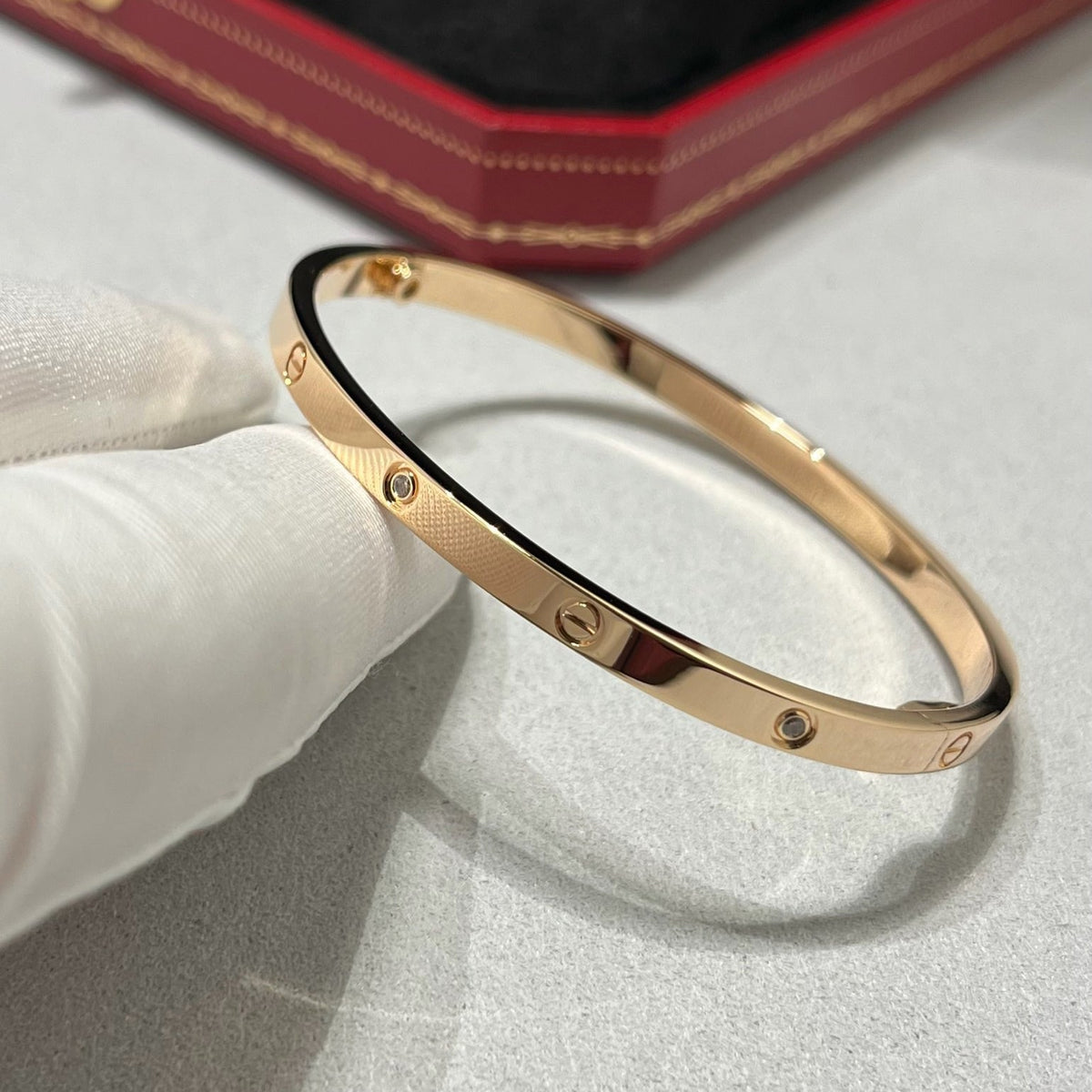 [Angela Jewelry]LOVE BRACELET 3.65MM 6 DIAMONDS