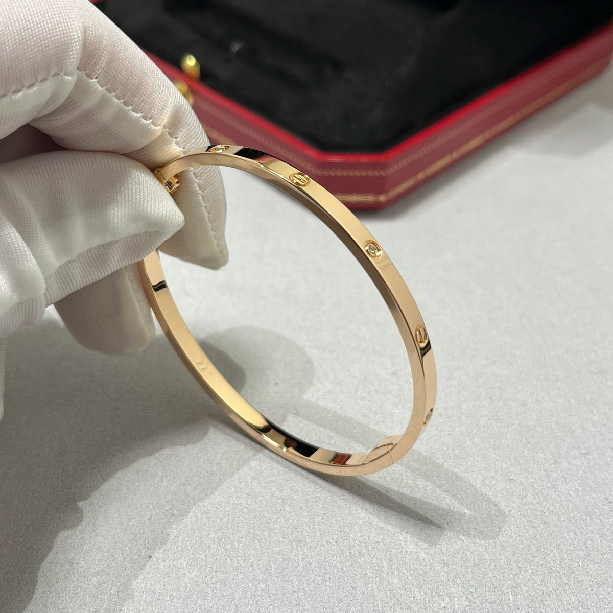 [Angela Jewelry]LOVE BRACELET 3.65MM 6 DIAMONDS