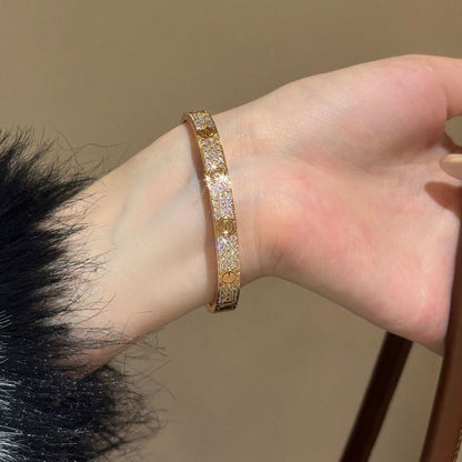 [Angela Jewelry]LOVE BRACELET 6.1MM DIAMOND-PAVED