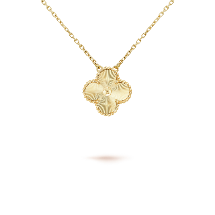 [Angela Jewellery]CLOVER 15MM LASER NECKLACE