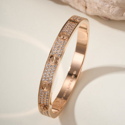 [Angela Jewelry]LOVE BRACELET 6.1MM DIAMOND-PAVED