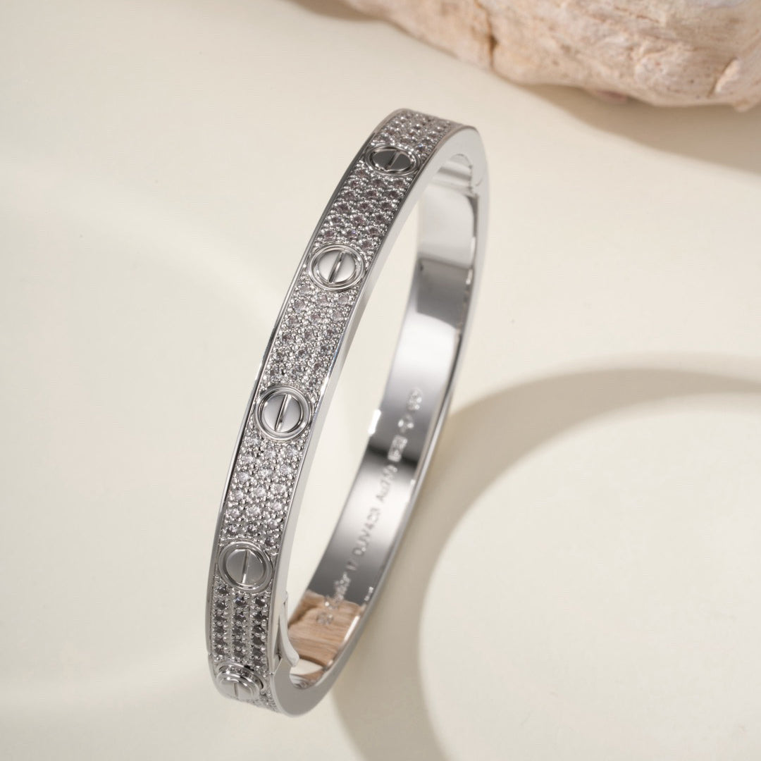 [Angela Jewelry]LOVE BRACELET 6.1MM DIAMOND-PAVED