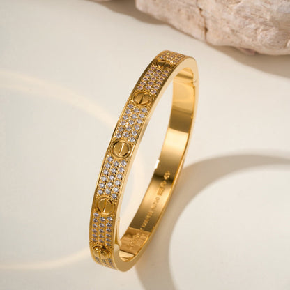 [Angela Jewelry]LOVE BRACELET 6.1MM DIAMOND-PAVED