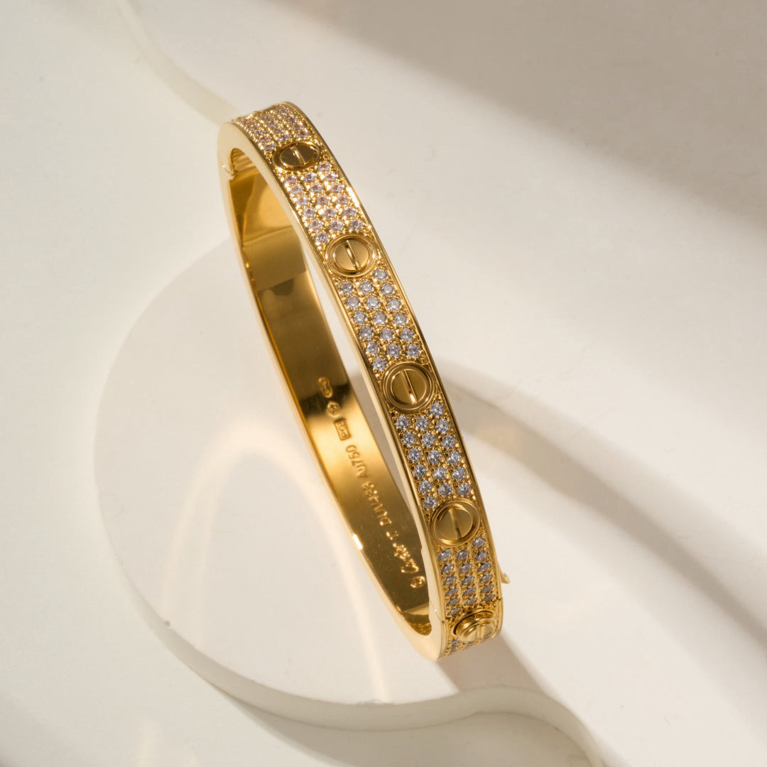 [Angela Jewelry]LOVE BRACELET 6.1MM DIAMOND-PAVED