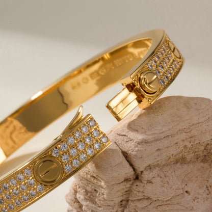 [Angela Jewelry]LOVE BRACELET 6.1MM DIAMOND-PAVED
