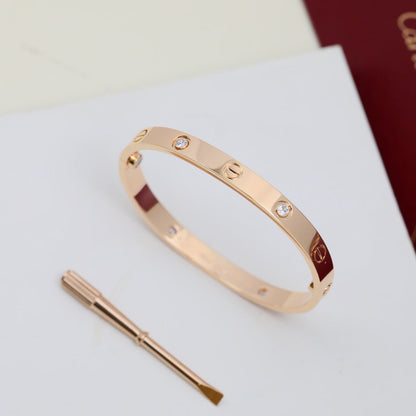 [Angela Jewelry]LOVE BRACELET 6.1MM 4 DIAMONDS