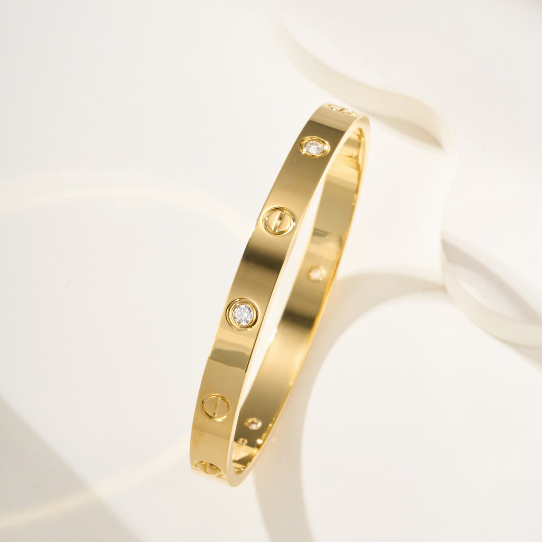 [Angela Jewelry]LOVE BRACELET 6.1MM 4 DIAMONDS